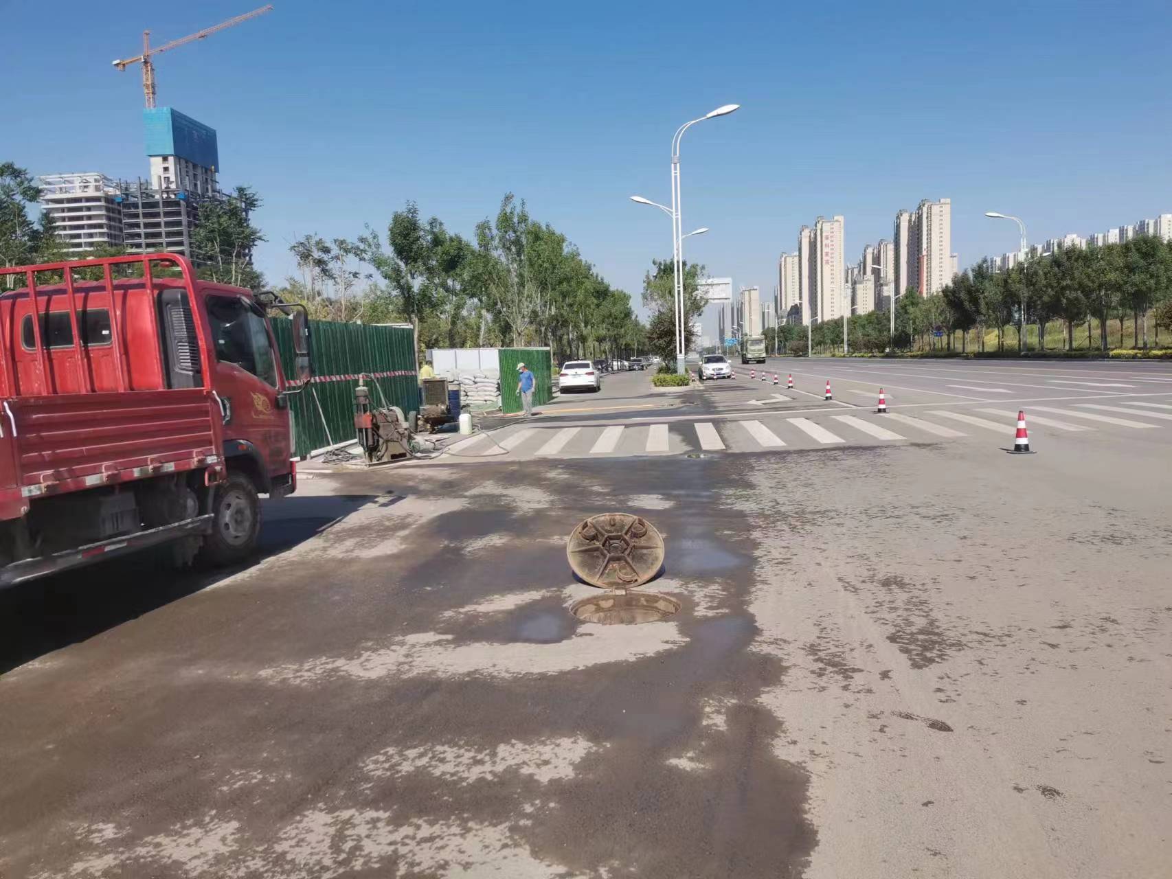 天涯镇路面地基沉降注浆